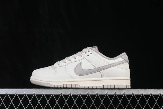 Nike SB Dunk Low Retro Skateboarding Shoes with Mist Purple Suede Upper - HF5441-007