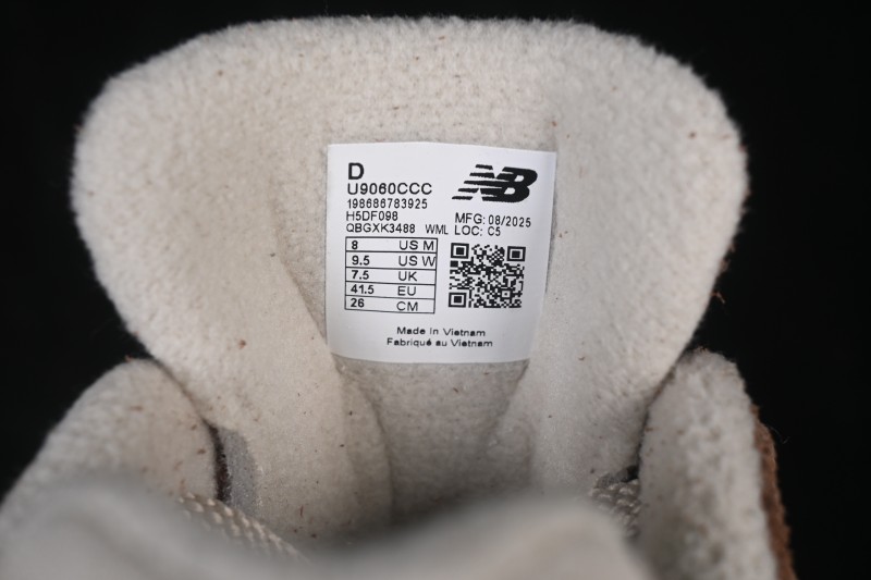 New Balance 9060 Retro Running Shoes with ABZORB Cushioning - U9060CCC