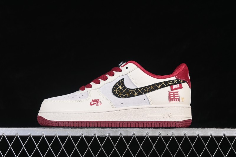 Nike Air Force 1 '07 Low Chinese New Year White Red Casual Sneakers - JP2026-150