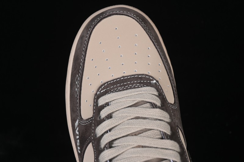 Nike Air Force 1 '07 Low Casual Sneakers in Brown and Light Khaki - KL1688-001