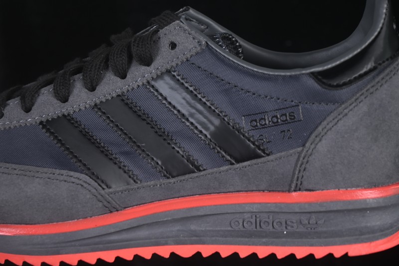 Adidas Originals SL 72 Retro Running Shoes with Classic Suede Overlays - KJ1203