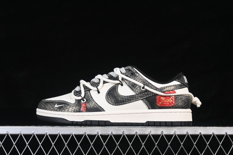 Nike SB Dunk Low Year of the Horse Special Edition Distressed Denim Custom Low-Top Skateboarding Shoes - YX5066-C10