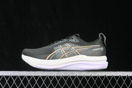 Asics Gel-Kayano 33 Running Shoes with Breathable and Cushioned Design - 1011C167-200