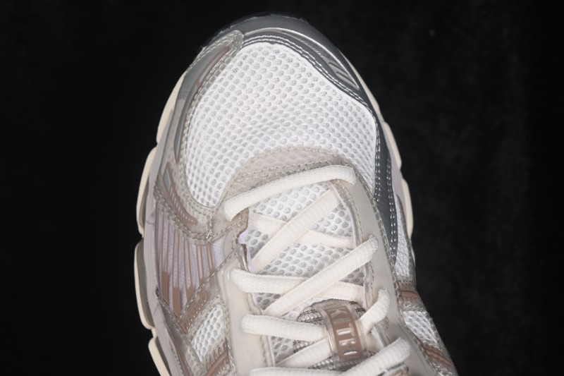Asics Gel-Nimbus 12.1 Retro Running Shoes with Breathable Mesh Upper and 360-Degree Gel Cushioning - 1203B144-100