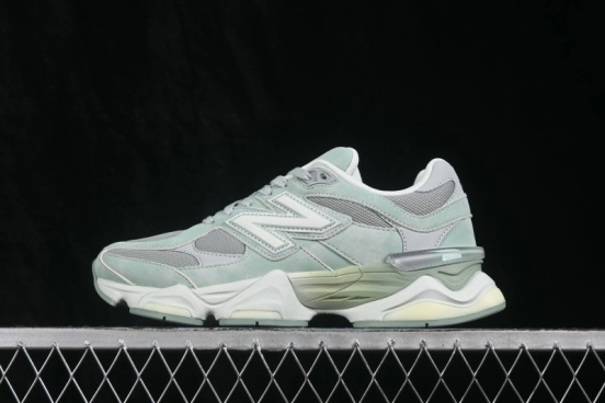 New Balance 9060 Retro Running Shoes with ABZORB Cushioning and Suede Overlays - U90608Z4