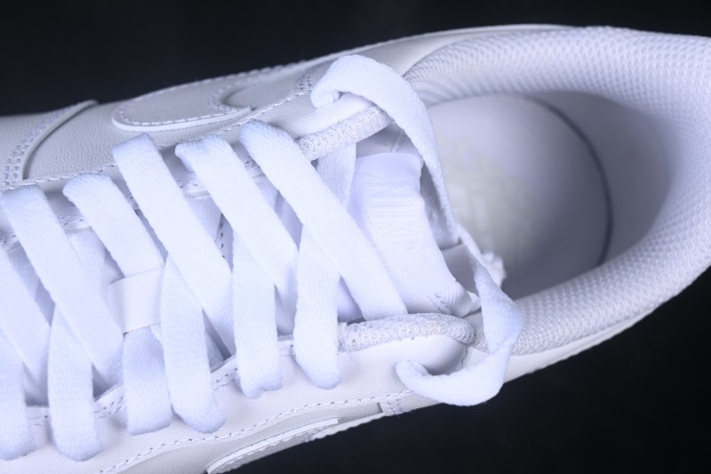 Nike Air Force 1 '07 Low Low-Top Casual Sneakers All-White Leather - CW2288-111