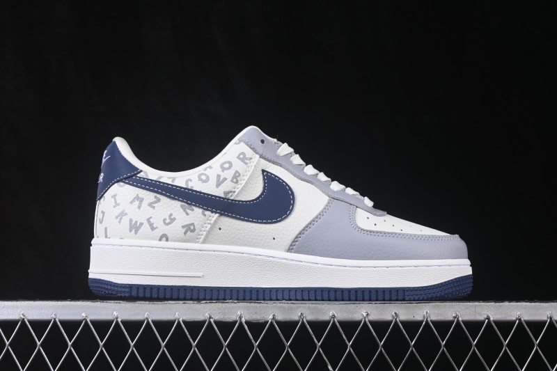 Nike Air Force 1 '07 Low Casual Skateboarding Shoes with Full-Length Air Cushion - WY0655-115
