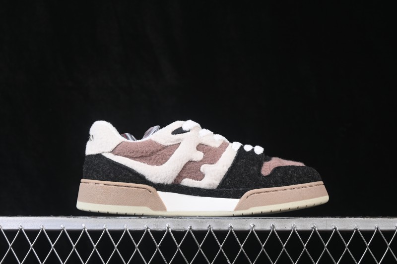 Fendi Match Round Toe Thick Sole Low Top Casual Sneakers - AHH2F1FHS