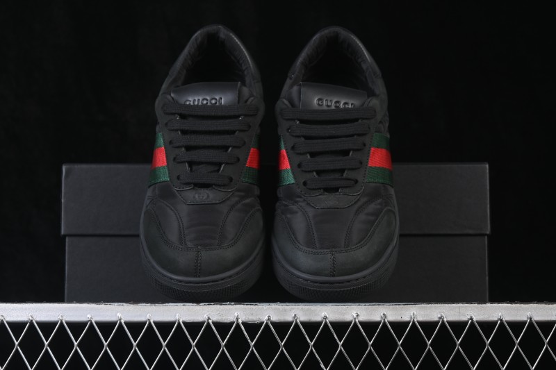 Gucci Primavera Screener Distressed Nylon Casual Sneakers - FAGIV9078