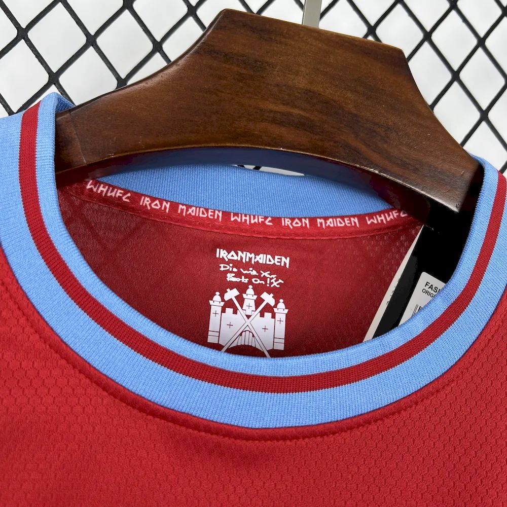 2025/26 Mens West Ham United X Iron Maiden 50th Anniversary Jersey