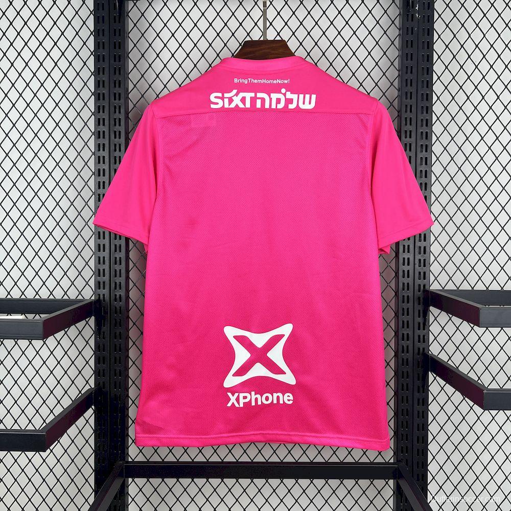 2025/26 Mens Hapoel Tel Aviv Pink October Jersey