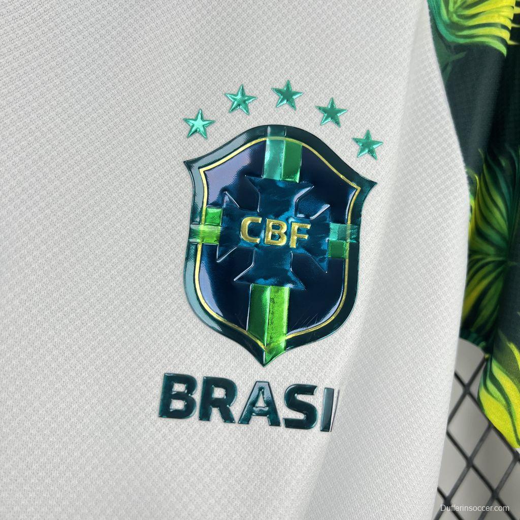 2026 Mens Brazil White Special Jersey