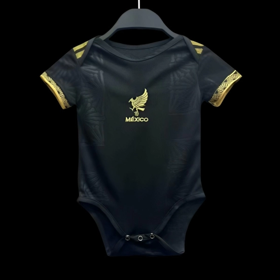 Baby 2025 Mexico Gold Cup Black Special Jersey