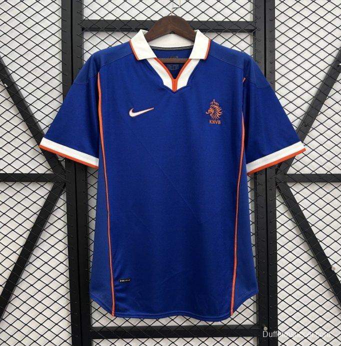 1998 Retro Netherlands Home Retro Jersey