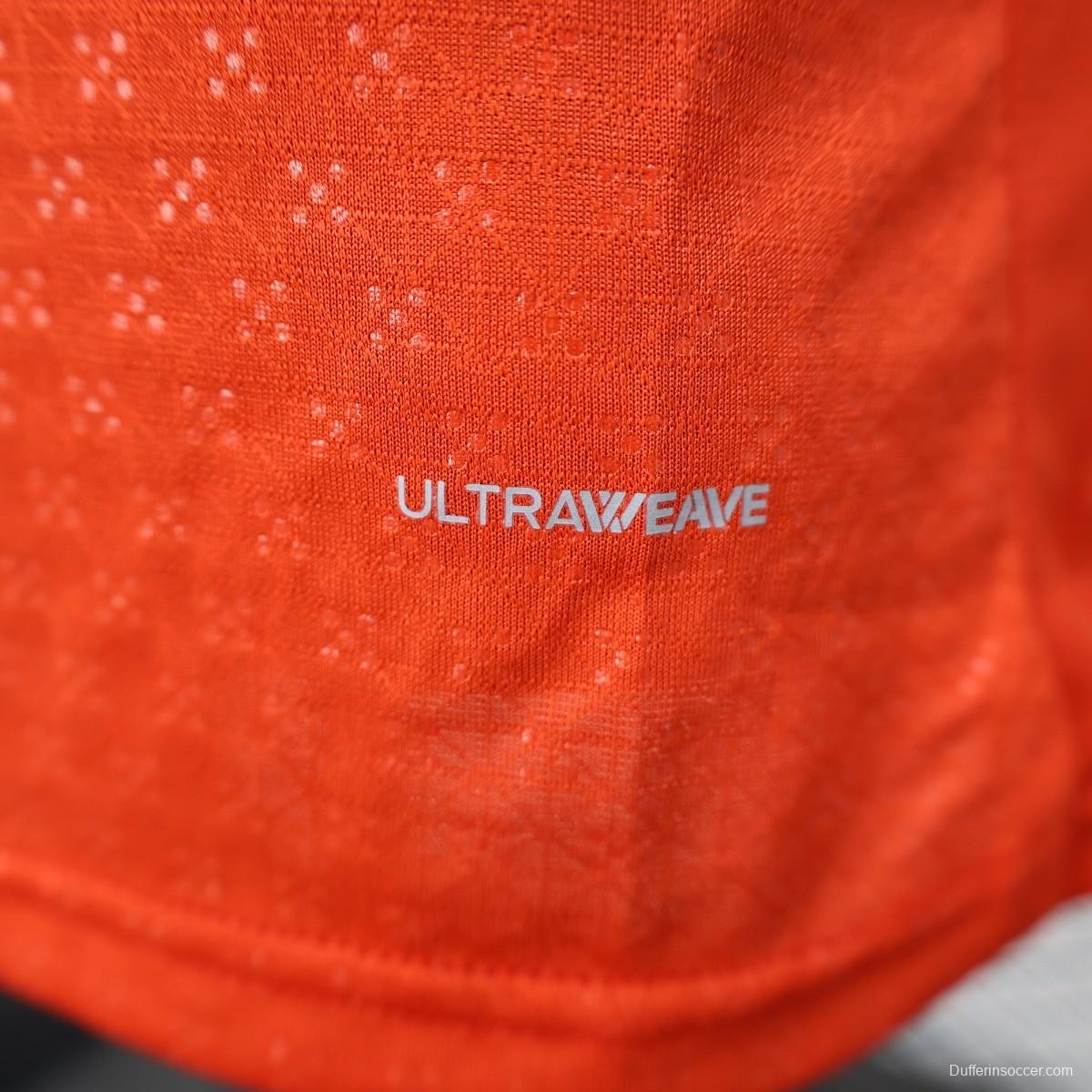 Player Version 2025 Portugal Home Long Sleeve Jersey