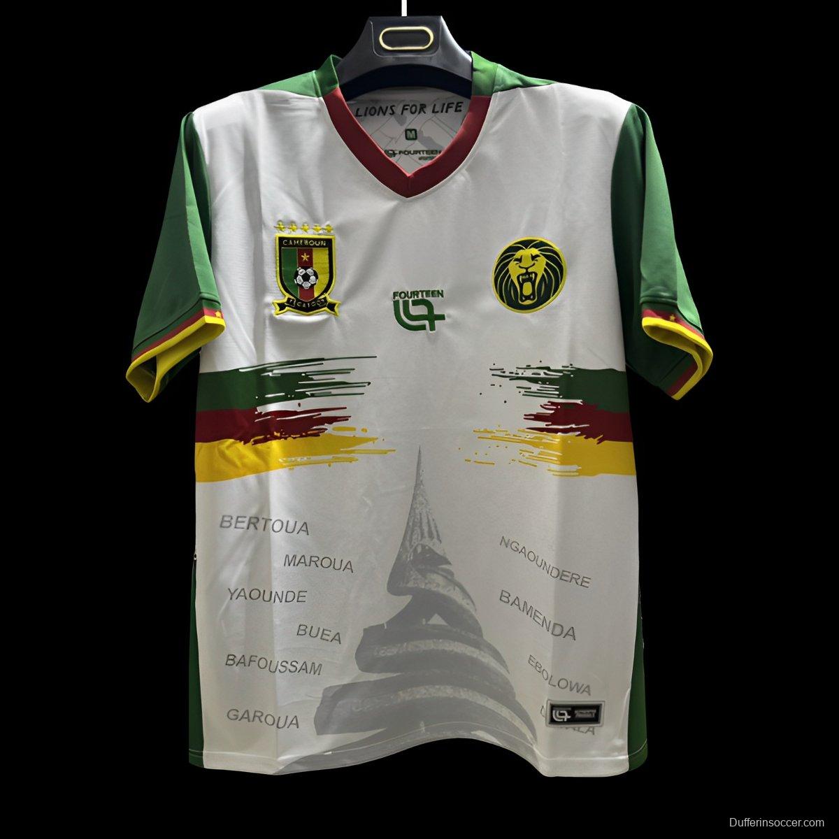 2025 Cameroon Third WHITE Jersey