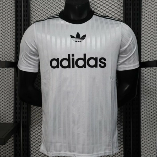 Player Version 2025 Adidas White with Striped Design Jersey