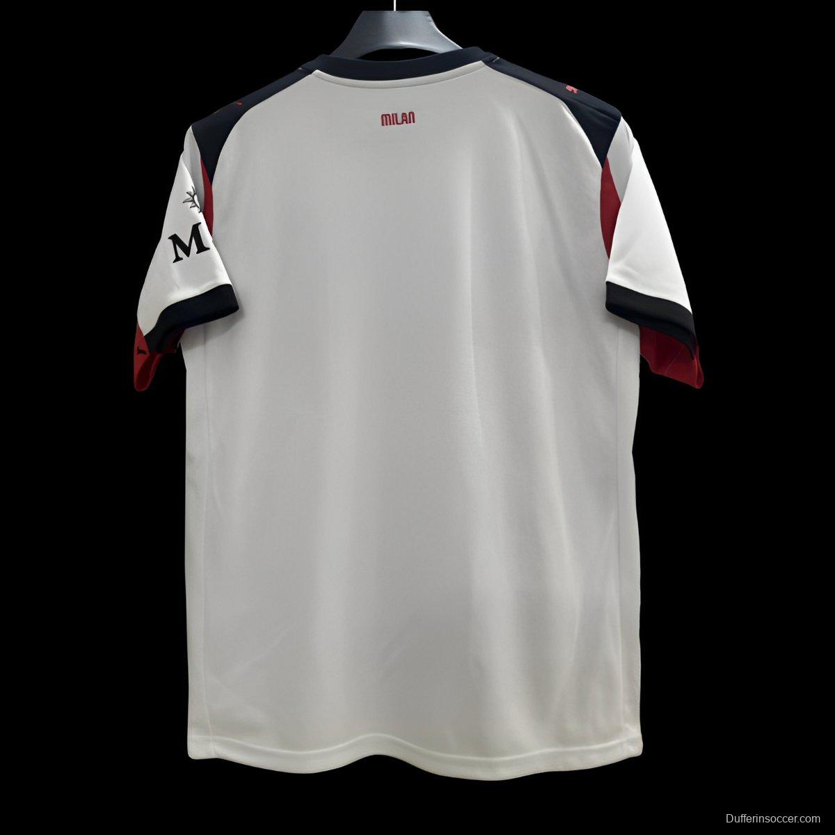 25/26 AC Milan Away White Jersey
