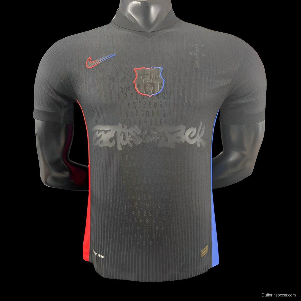 Player Version 24/25 Barcelona x Travis Scott Away Jersey