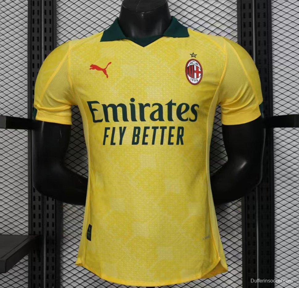 Player Version 25/26 AC Milan Third Yellow Jersey