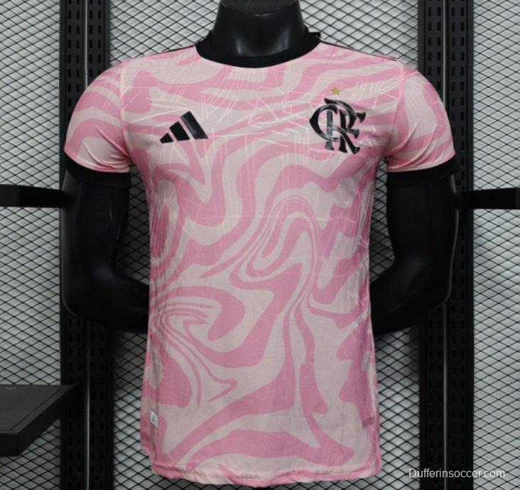 Player Version 25/26 Flamengo Pink with Marble Pattern Jersey