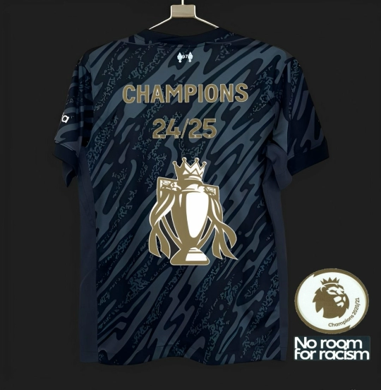 24/25 Liverpool Black Goalkeeper Jersey With Champion Printing