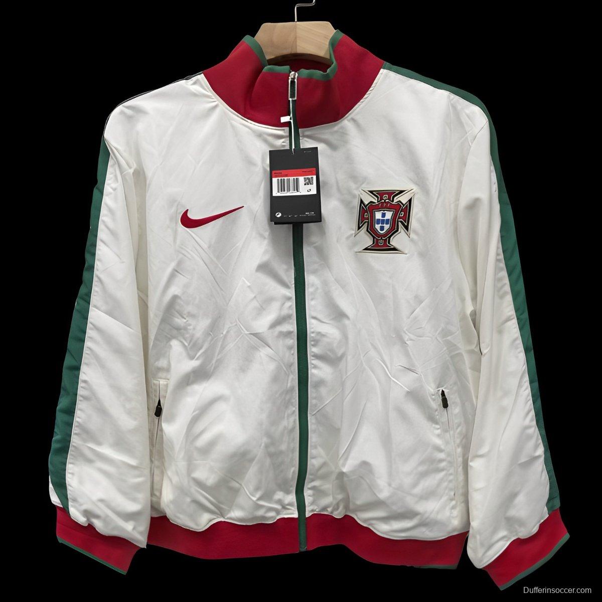 2025 Portugal White Heavy Trench Coat