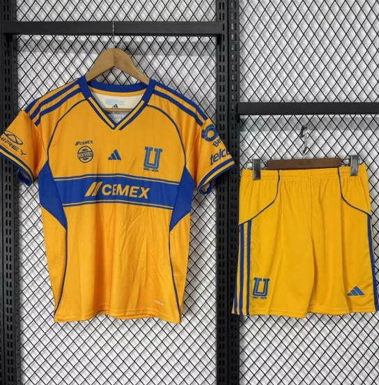 25/26 Kids Tigres UANL Home Jersey