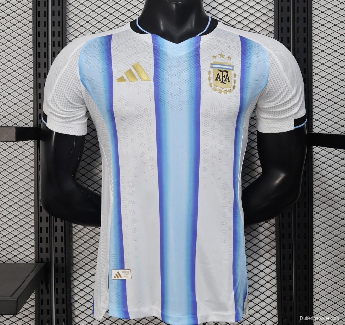 Player Version 2025 Argentina Home Jersey