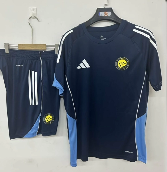 25/26 Al-Nassr Pre-Match Jersey Royal Blue+ Shorts