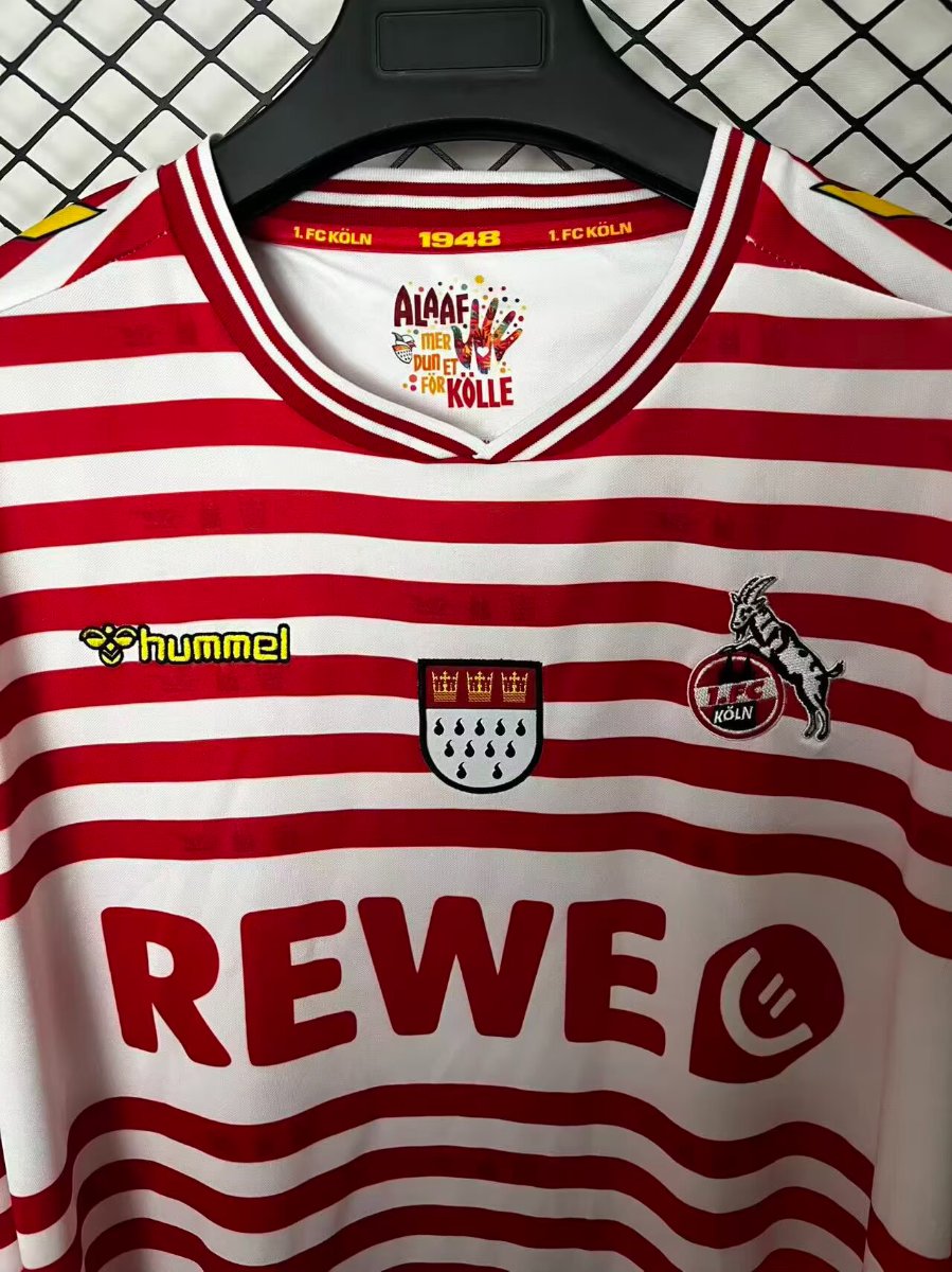 25/26 Koln Carnival White/Red Special Long Sleeve Jersey