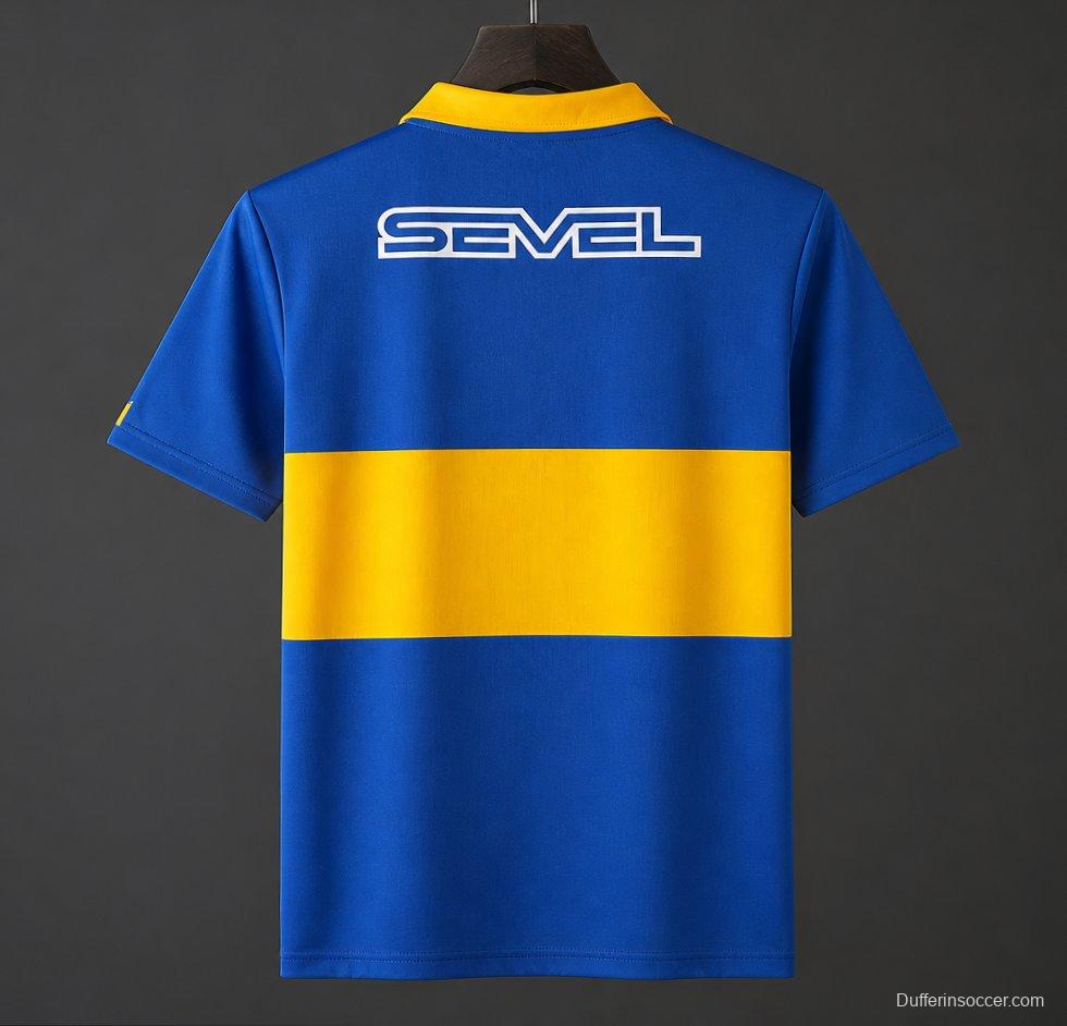 Retro 90/91 Boca Juniors Home Jersey