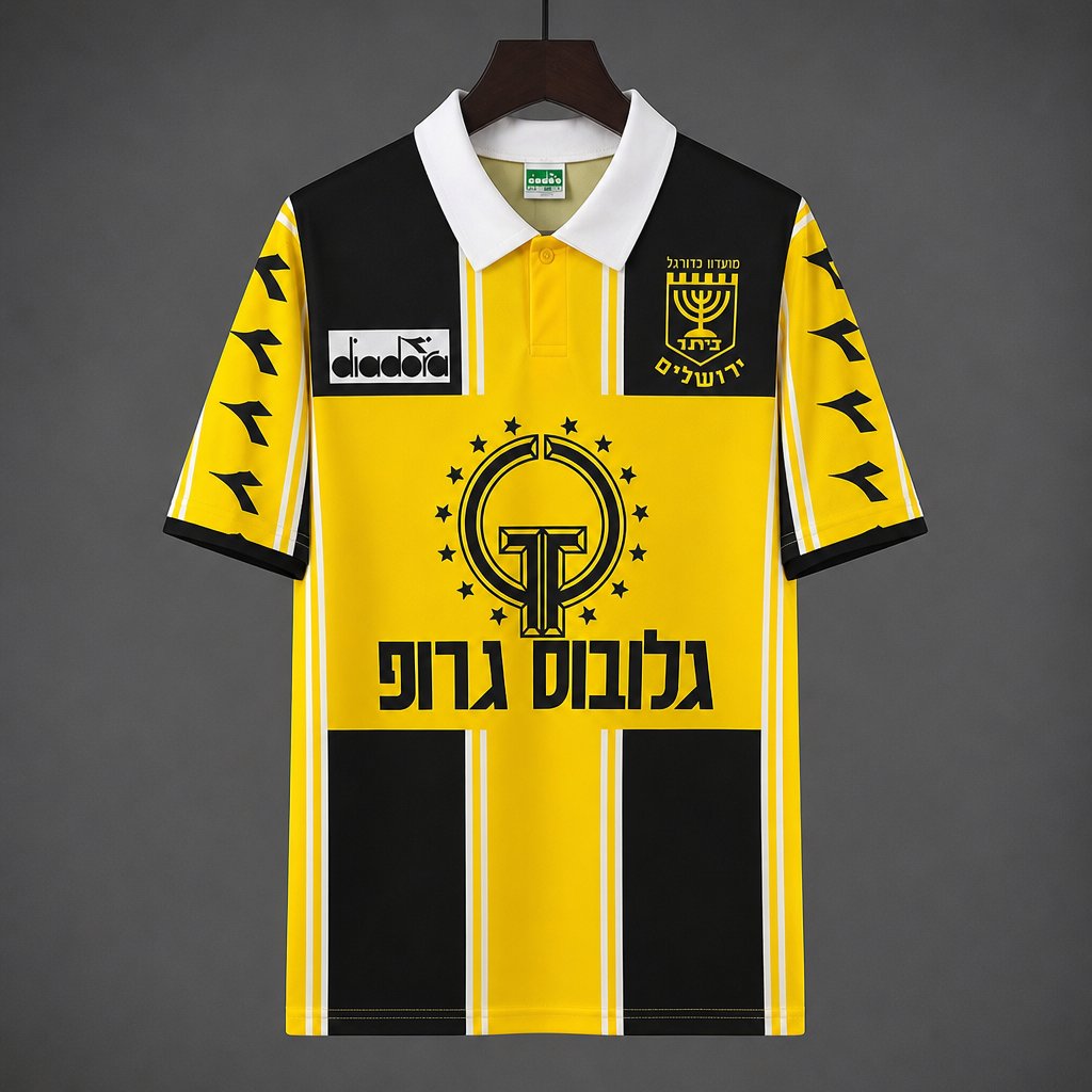 Retro 95/96 Beitar Jerusalem Home Yellow Jersey