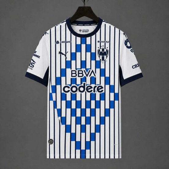 26/27 Rayados Monterrey Third White Blue Jersey